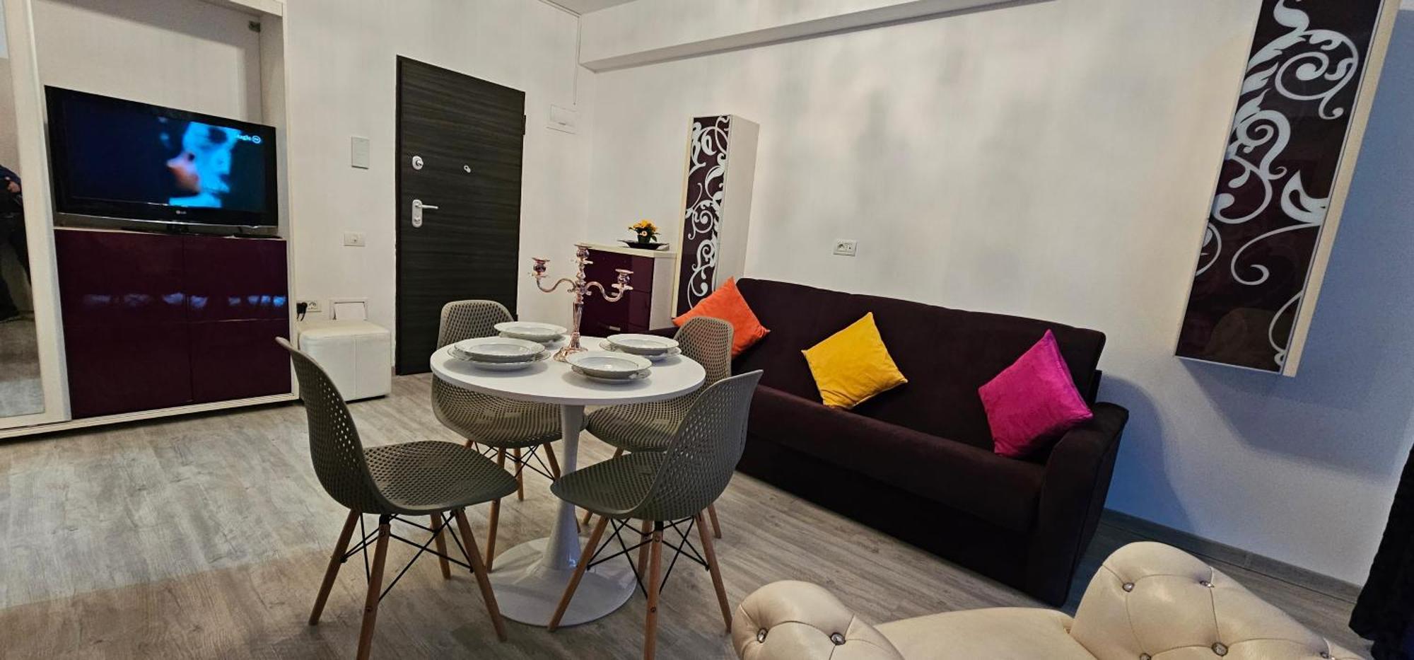 Luxury Aparthotel Promenada In Building Stefan Prima Linie La Mare Năvodari Buitenkant foto